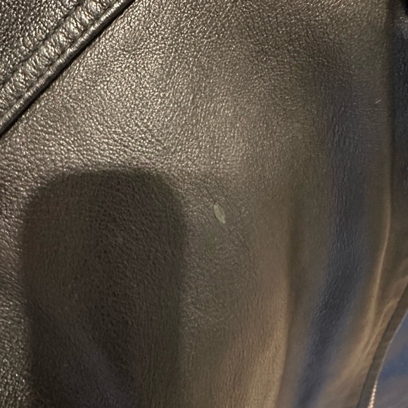 All saints men’s Cora leather jacket xl - Picture 4 of 8